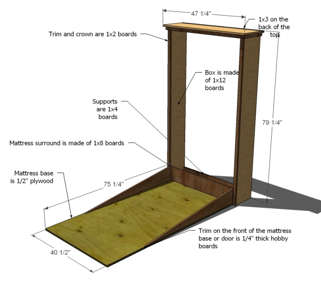 Full Size Murphy Bed Plans wood clamp rack woodworking plans